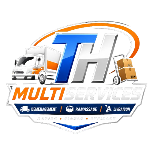 Logo de l'entreprise de ramassage et déménagement TH Multi-services